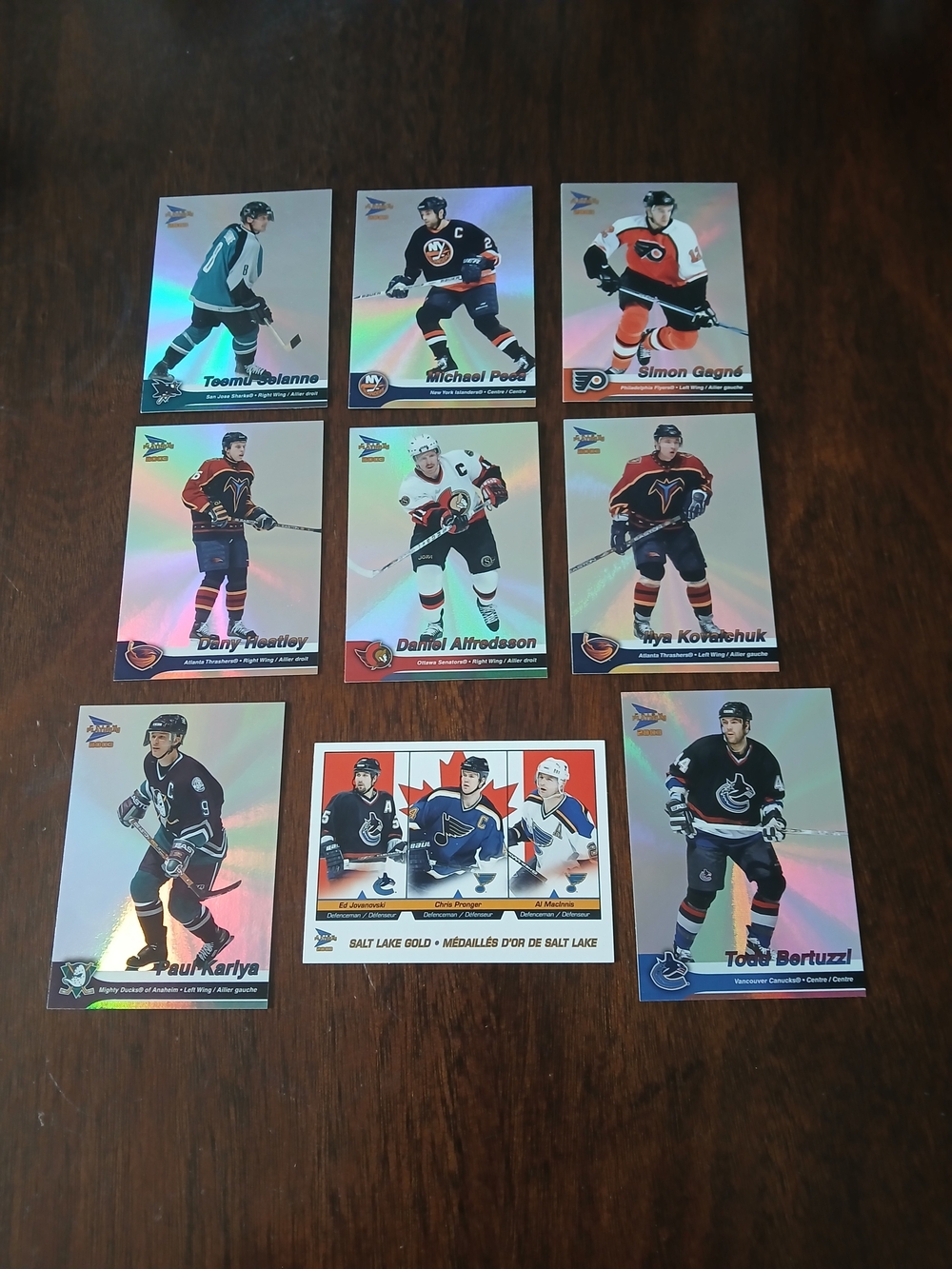 2003 Prism Platinum NHL Mcdonalds Hockey Trading Card Pack - Red